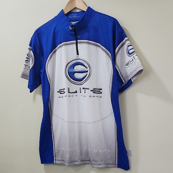 elite Other - Elite Blue and White Men's Performance Jersey